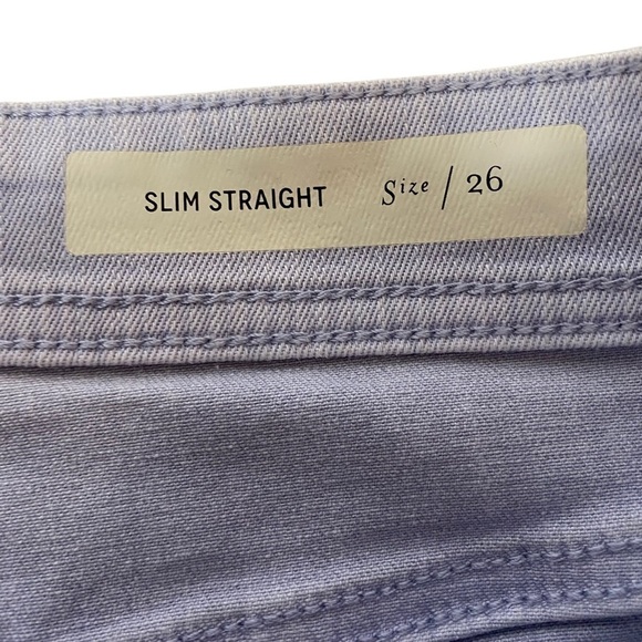 NWT Pilcro and The Letterpress Slim Straight Ankle Jeans. Size 26 Anthropologie - Picture 10 of 12